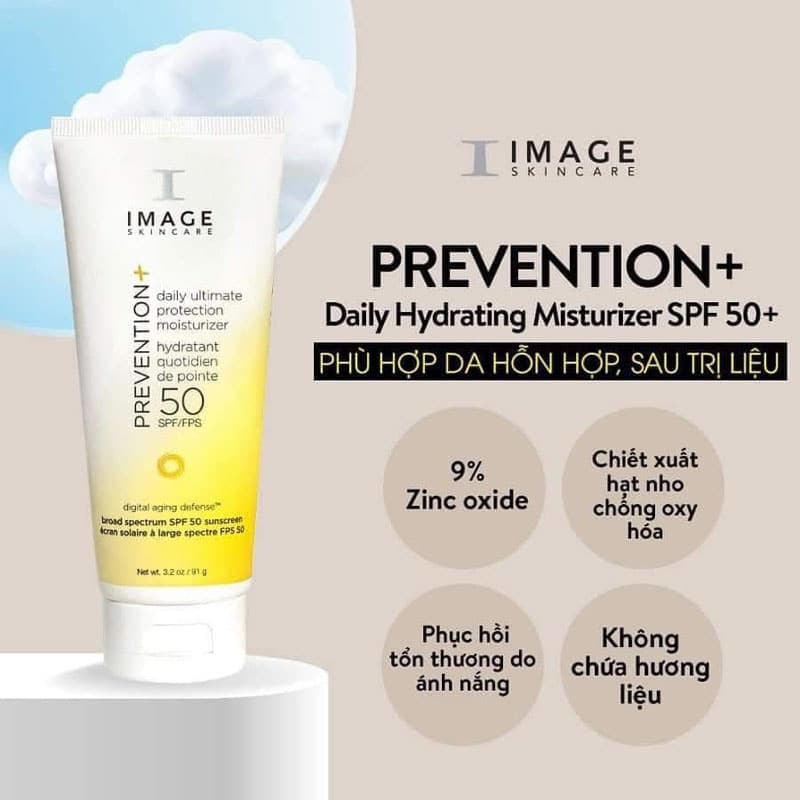 Kem chống nắng Image 50 giá bao nhiêu | Image prevention spf 50 có tốt  không - Dr.Da liễu của bạn