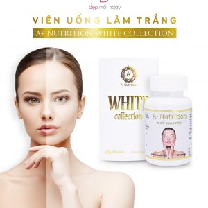 White collection là trắng, sáng da hiệu quả