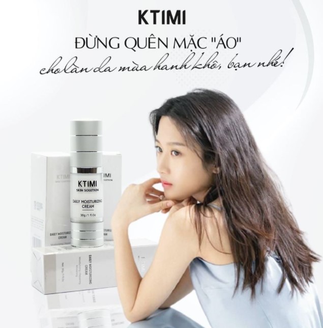 Sử dụng ktimi Daily Ktimi Daily Moisturizing Cream đúng cách