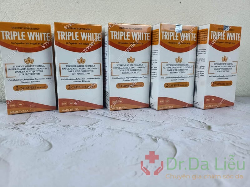 review viên uống triple white