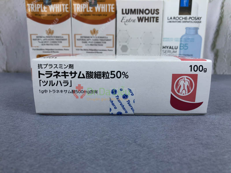 Tranexamic Acid Fine Granules 50% Tsuruhara đúng hướng dẫn từ nhà sản xuất và bác sỹ da liễu