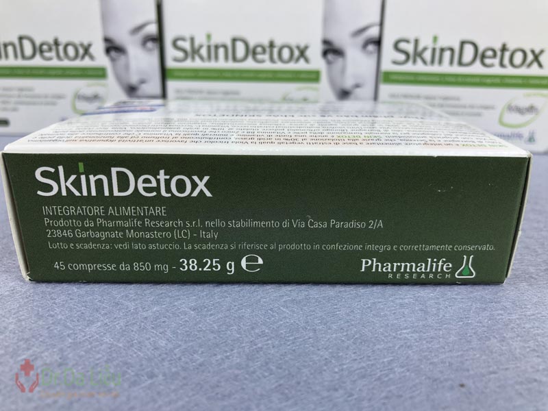 Viên uống thải độc, ngừa mụn và làm sáng da Skin detox