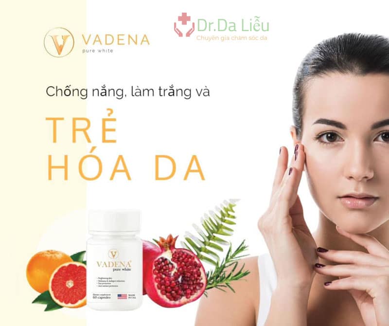 viên uống chống nắng vadena pure white