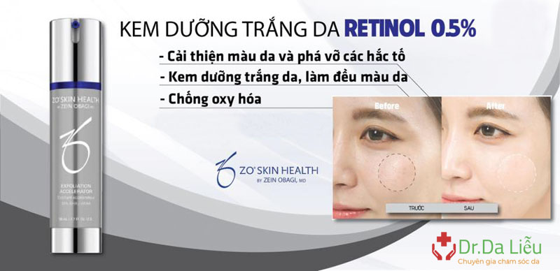 zo skin health retinol skin brightener 0.5
