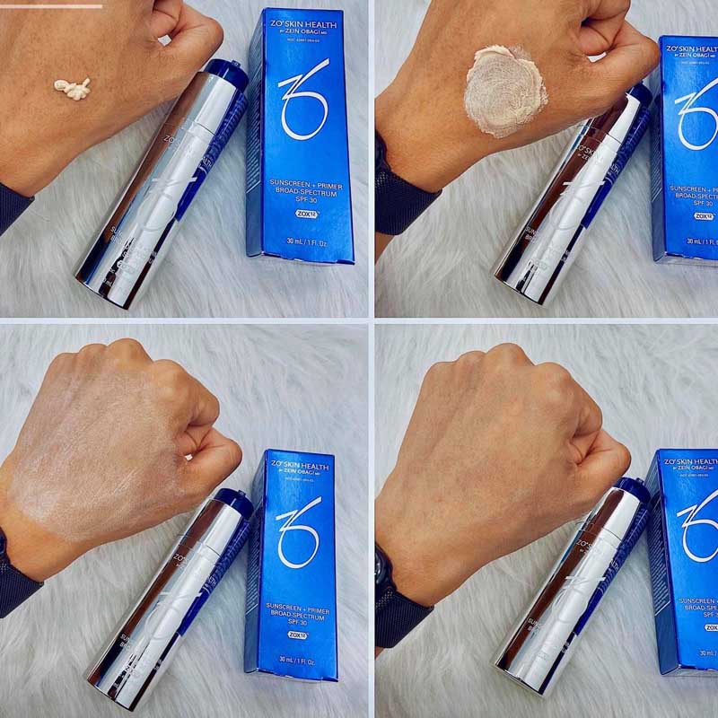 zo skin health sunscreen + primer spf 30