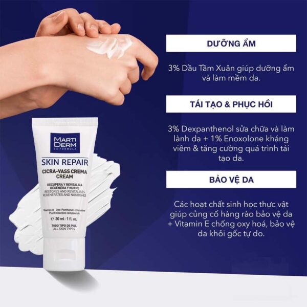 martiderm skin repair cicra vass cream