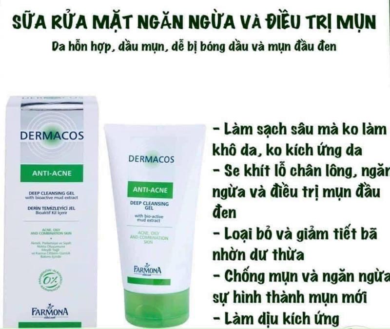 dermacos anti-acne deep cleansing gel