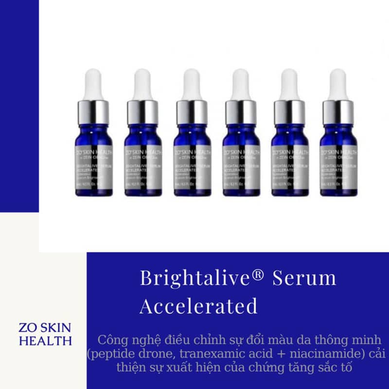 Tinh chất mờ nám sáng da Zo Brightalive Serum Accelerated