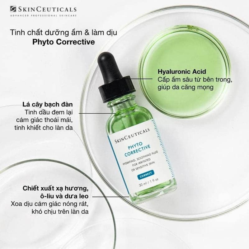 Serum phục hồi dưỡng ẩm SkinCeuticals Phyto Corrective - Dr.Da liễu của bạn
