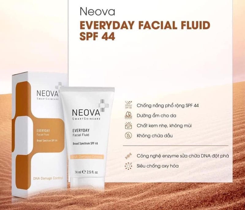Neova Everyday Facial Fruid Broad spectrum SPF 44