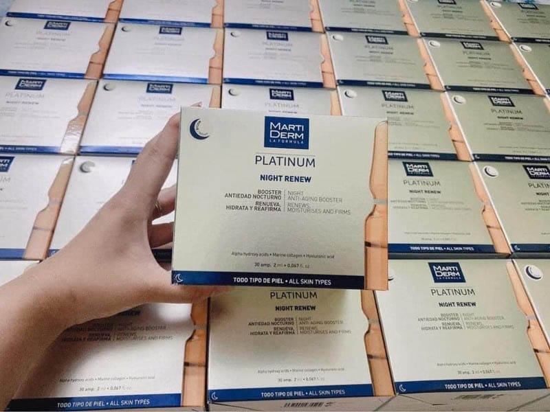 MartiDerm Platinum Night Renew giá bao nhiêu