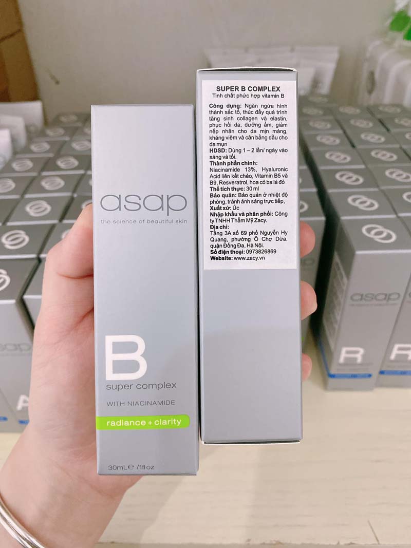 Asap B Super Complex | Tinh Chất Dưỡng Trắng, Trẻ Hóa Da - Dr.Da Liễu ...