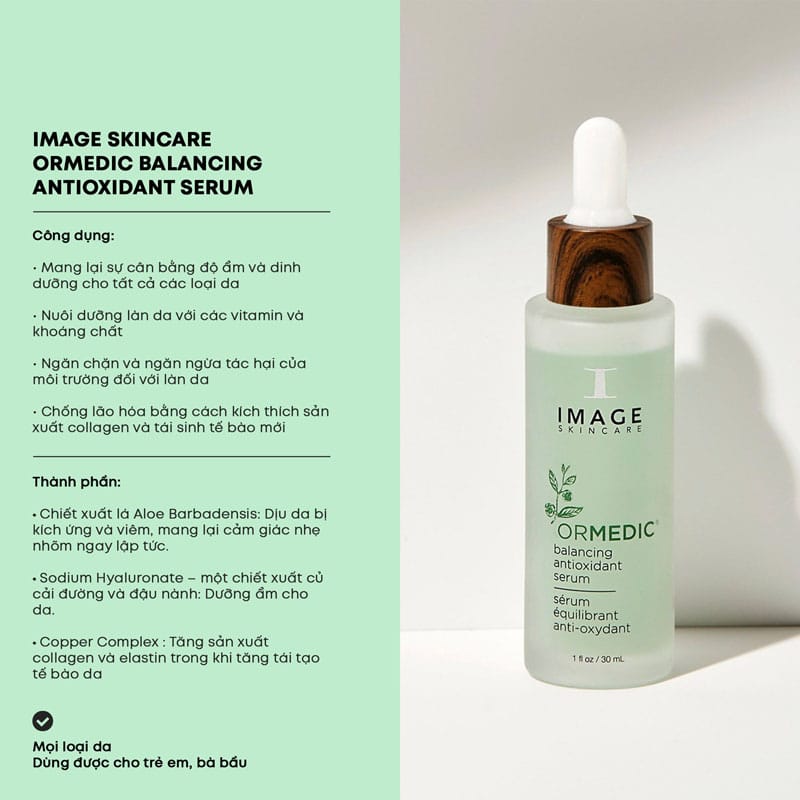 image skincare ormedic balancing antioxidant serum