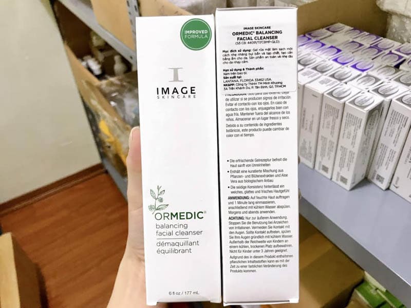 image ormedic balancing facial cleanser