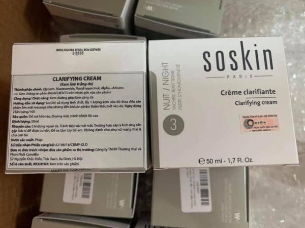 Kem trị nám Soskin Clarifying Cream 50ml - Hình ảnh 6