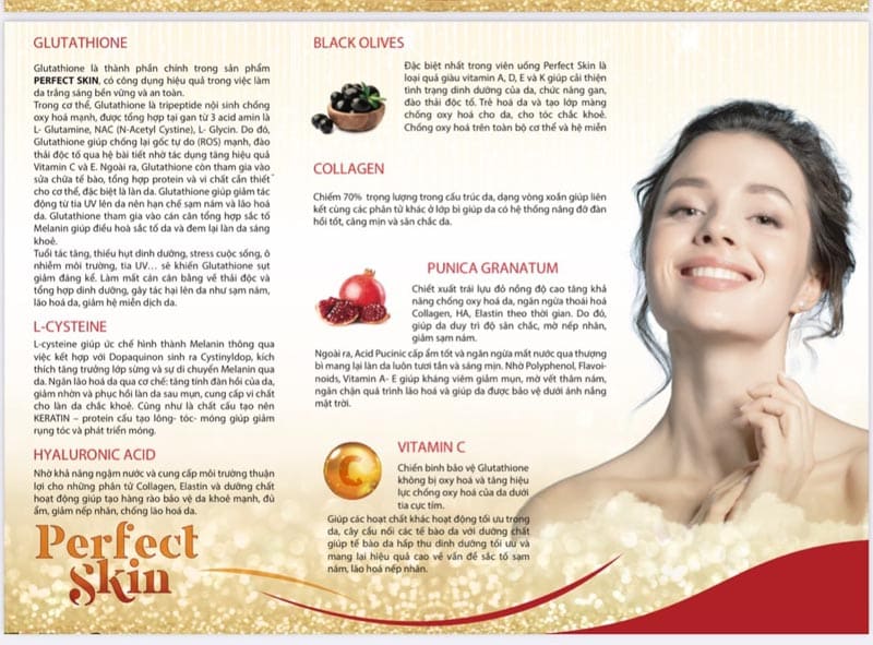 Viên uống trắng da Perfect Skin