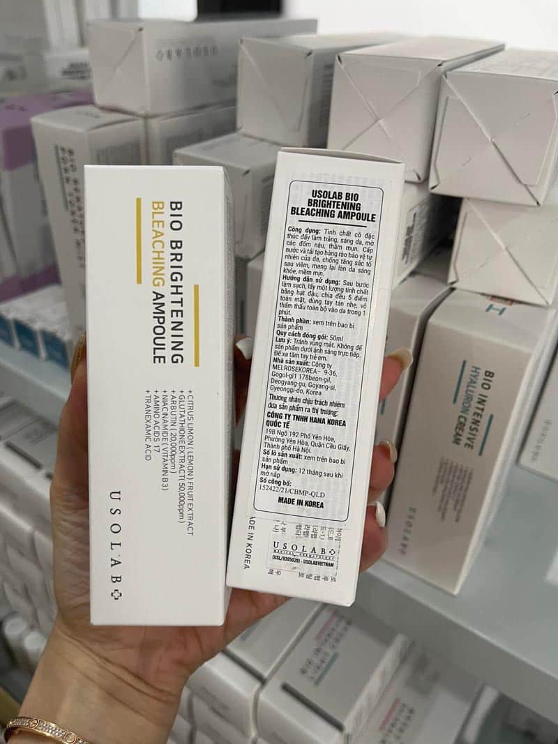 bio brightening bleaching ampoule