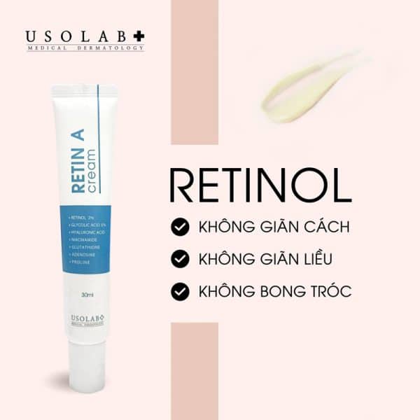 Retin A Usolab | Kem trẻ hóa Retin A Cream Usolab - Hình ảnh 2