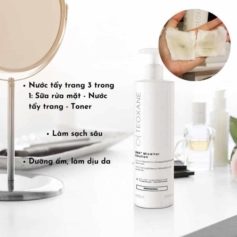 Tẩy trang Teoxane RHA Micellar Solution