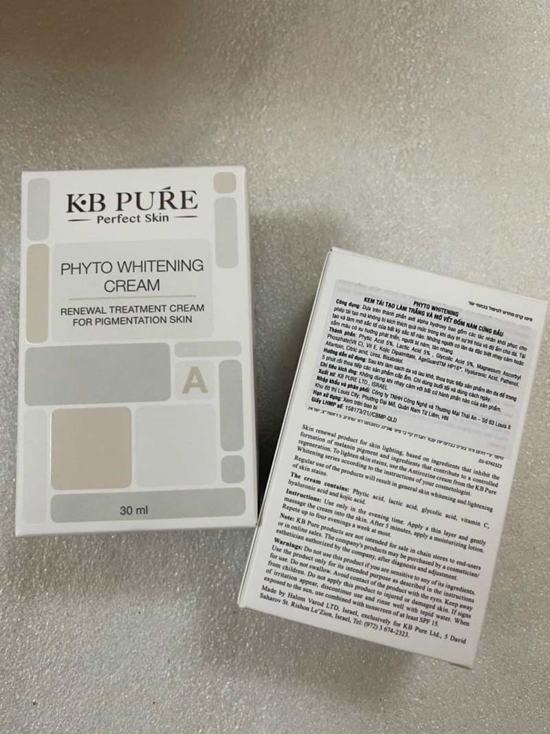 KB Pure Phyto Whitening Cream