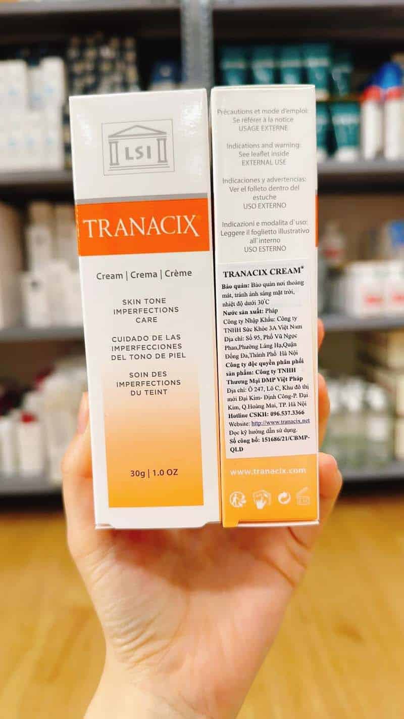 Kem trị nám Tranacix