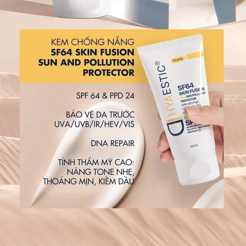 Kem chống nắng Hyaestic Skin Fusion SF64 SPF50+