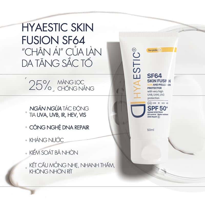Kem chống nắng Hyaestic SF64 SPF50+