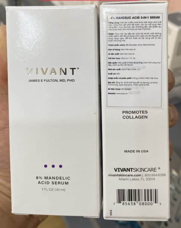 Vivant 8% Mandelic Acid serum