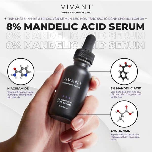 Vivant 8% Mandelic Acid serum - Hình ảnh 3