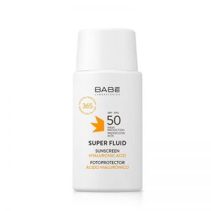 BABE Super Fluid Sunscreen Hyaluronic Acid SPF 50