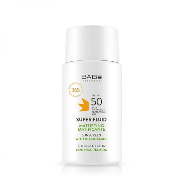 Babe super fluid mattifying sunscreen spf 50