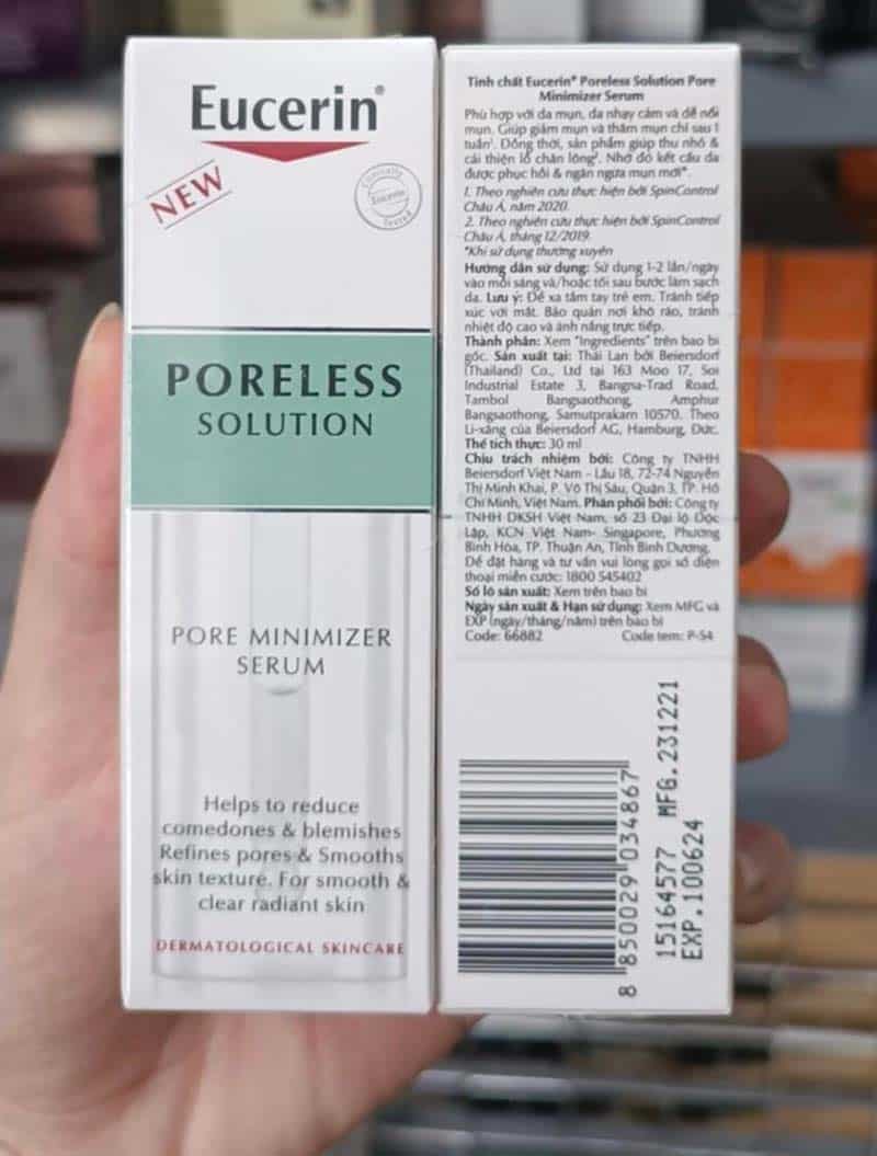 Eucerin poreless solution pore minimizer serum