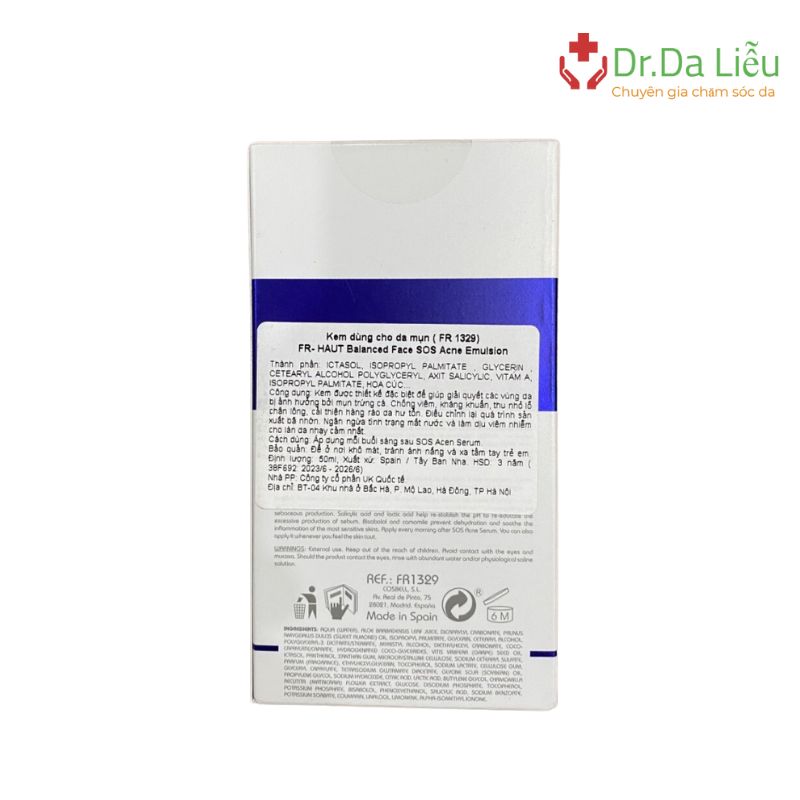 Fr-Haut sos acne emulsion