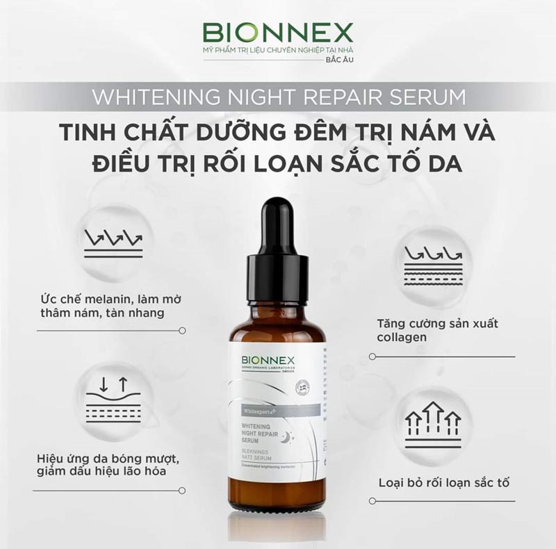 Bionnex Whitening Night Repair Serum