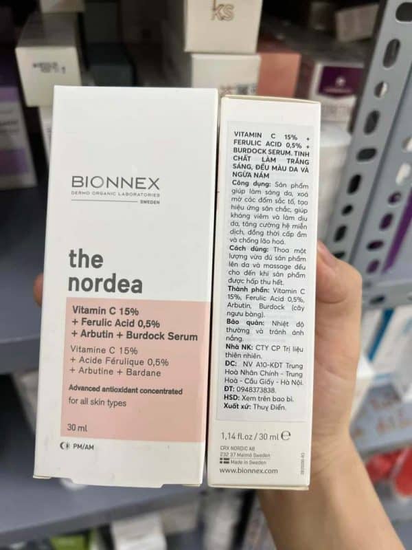 Bionnex Vitamin C 15% + Ferulic Acid 0,5% + Arbutin + Burdock Serum