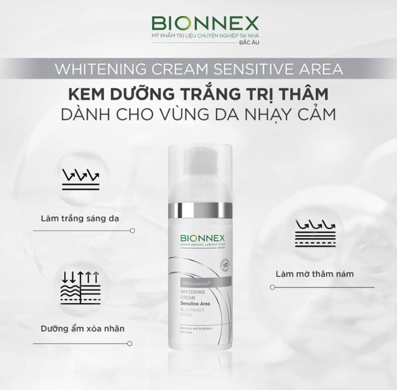 Bionnex Whitening Cream Sensitive Area
