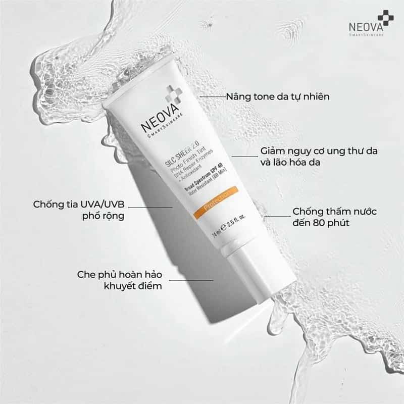Kem chống nắng Neova Silc Sheer 2.0
