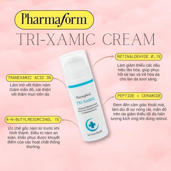 Kem Trị Nám Pharmaform Tri-Xamic Cream 30ml [Chính Hãng] - Hình ảnh 5