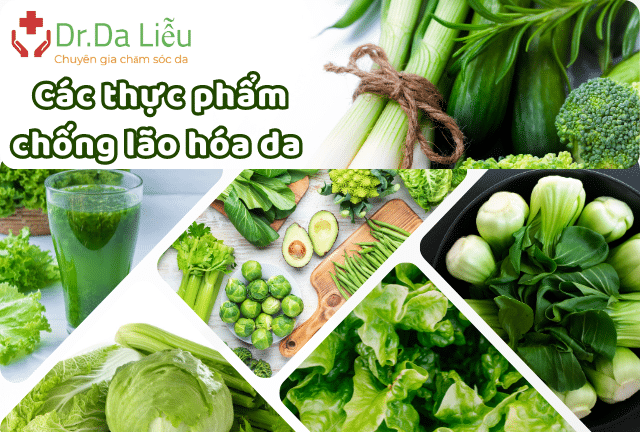 Tiết lộ các loại thực phẩm chống lão hóa da