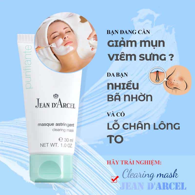 Jean D'Arcel Clearing Mask | Mặt nạ trị mụn Jean D'Arcel - Dr.Da liễu ...