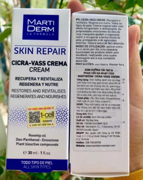 kem dưỡng martiderm skin repair
