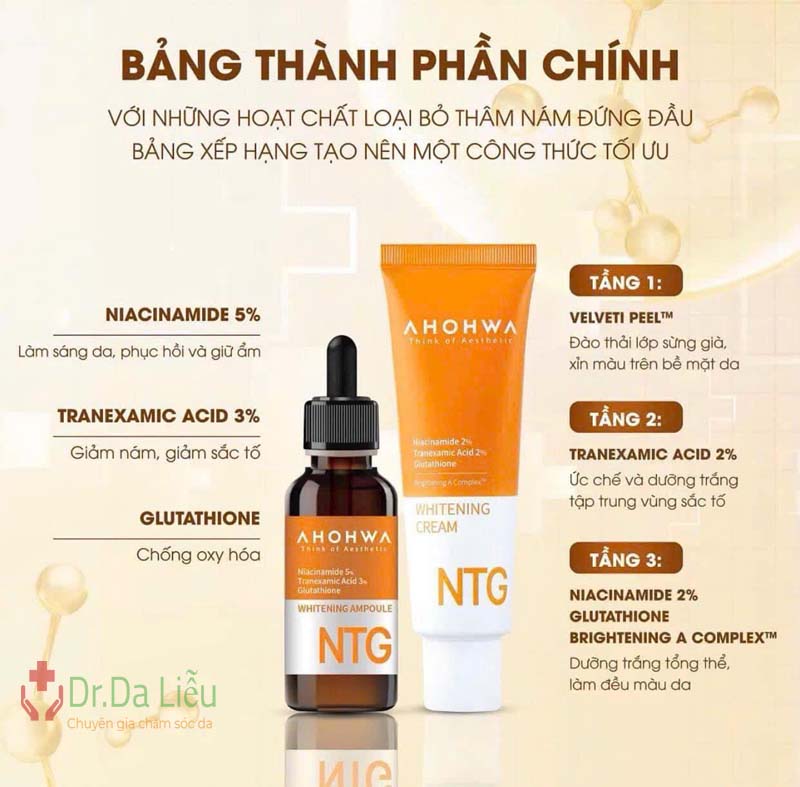 Ahohwa Whitening Ampoule NTG