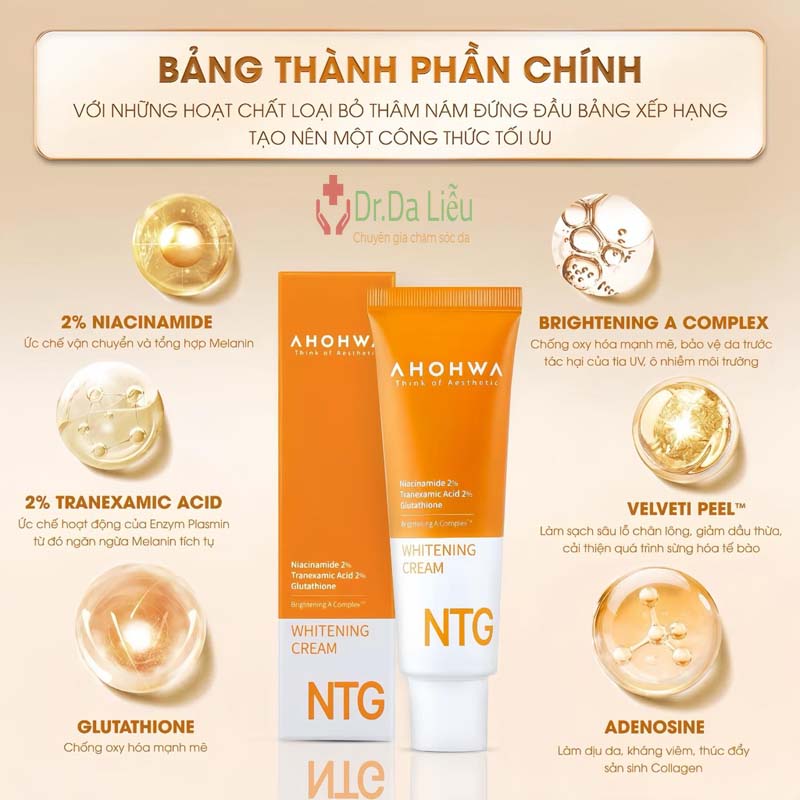 Ahohwa Whitening Cream NTG