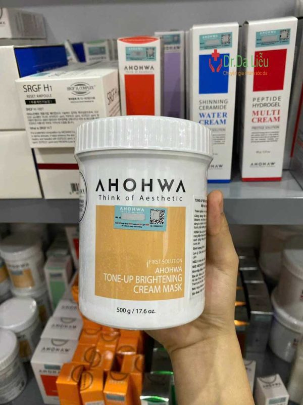 Mặt Nạ Ủ Trắng Ahohwa Tone-Up Brightening Cream Mask