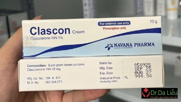 Kem Trị Mụn Clascon 10g - Sản phẩm đặc trị mụn viêm, mụn bọc từ Hàn Quốc - Dr Da Liễu
