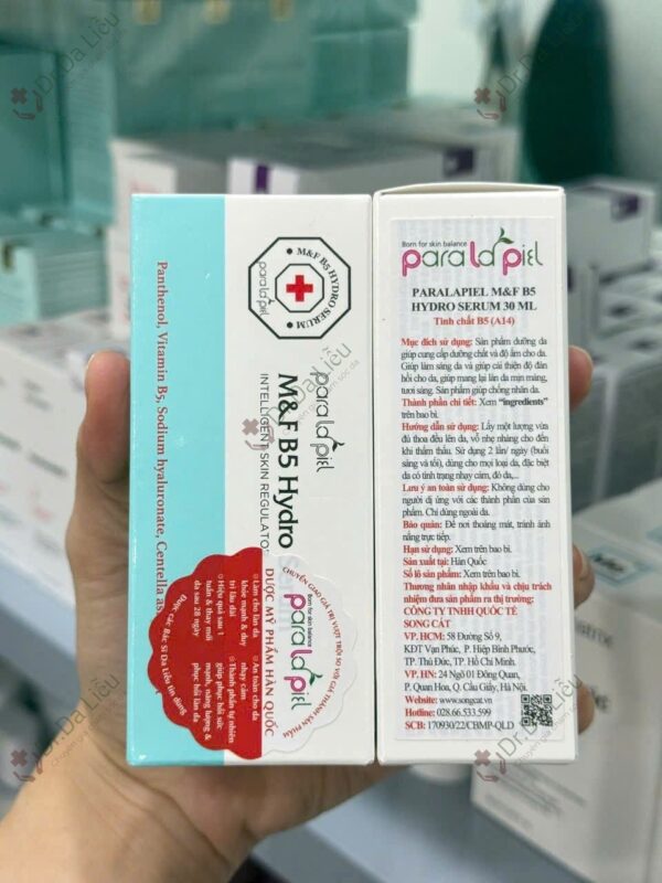 Serum B5 phục hồi Paralapiel M&F 30ml chính hãng - Dr Da Liễu