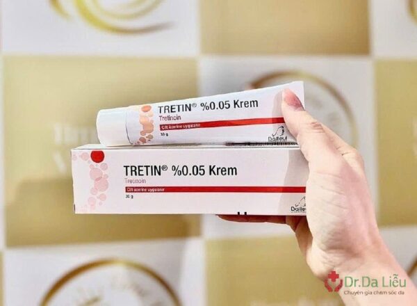 Tretin 0.05 Bailleul - Kem trị mụn, chống lão hóa - Dr Da Liễu